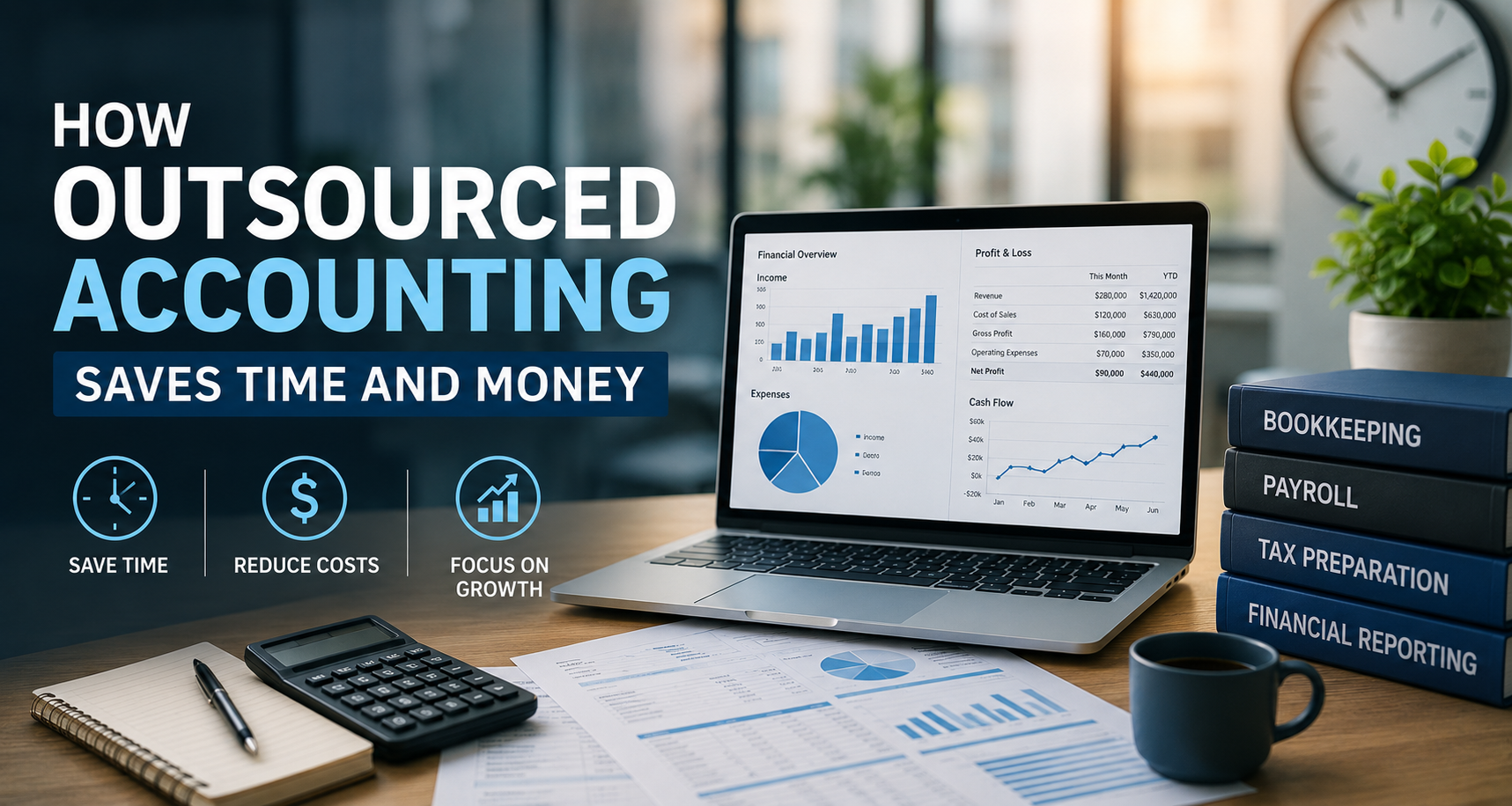 How Outsourced Accounting Saves Time and Money